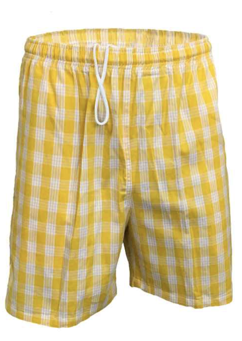 Mens yellow plaid shorts shop